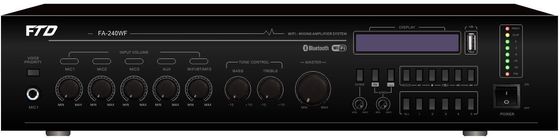Penerima Amplifier Stereo Wifi ISO9001 240W Untuk Sistem Suara Hotel