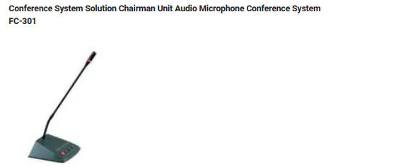 Solusi Sistem Konferensi Ketua Unit Sistem Konferensi Mikrofon Audio