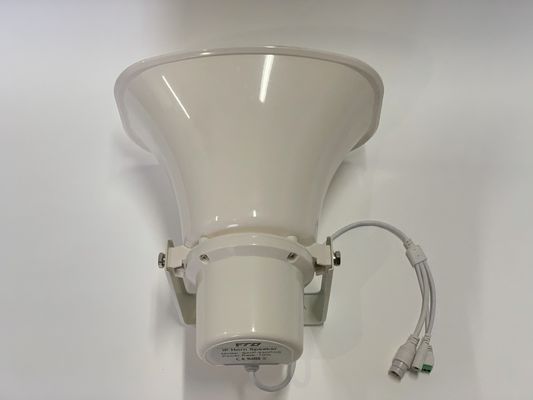 Jaringan TCP/ IP Outdoor PA Horn Speaker 30W POE Powered