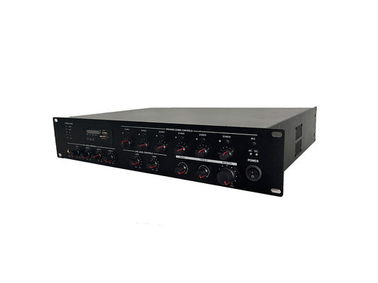 Penguat audio penguat mixer 6 zona dengan bluetooth