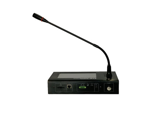 FTD DC 24V IP Jaringan Sistem PA Layar Sentuh LCD 7in Mikrofon Berbasis IP Jarak Jauh