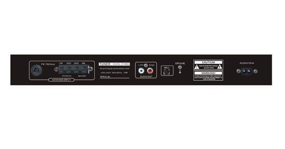 Audio Ringan Pemutar DVD Digital AM FM Tuner ODM 482*240*44mm