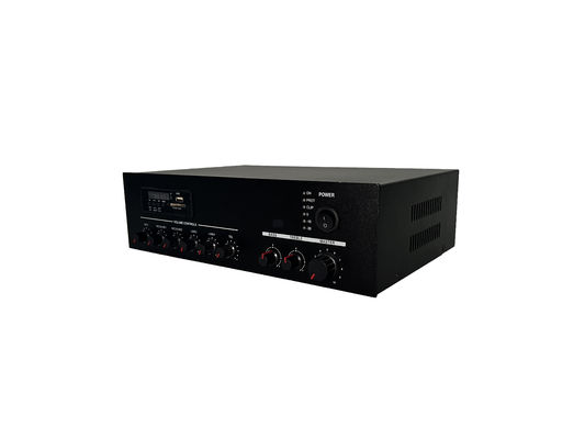 Profesional PA Mixer Amp 60W Audio Amplifier Tahan Suhu Tinggi