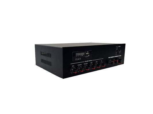 Profesional PA Mixer Amp 60W Audio Amplifier Tahan Suhu Tinggi