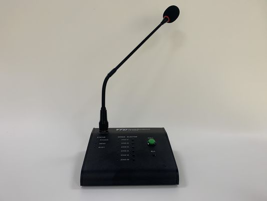 RS485 600m PA System Amplifier Remote 6 Zona Mikrofon Hingga 8 Unit