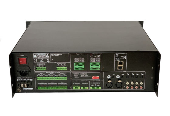 Sistem Evakuasi Suara Alarm Kebakaran CE 500W 6 Zone Metal PAVA System