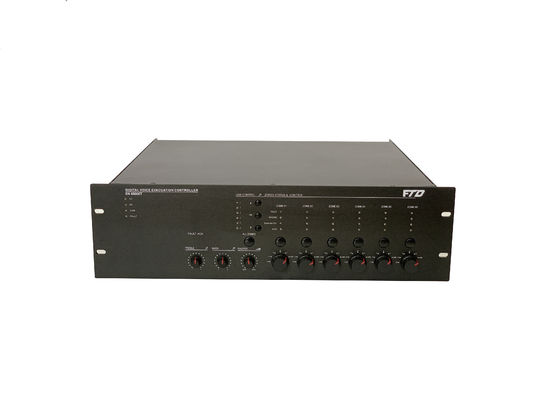 Sistem Evakuasi Suara Alarm Kebakaran CE 500W 6 Zone Metal PAVA System