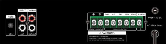 DC12V 60W PA Sistem Mixer Amplifier ECHO Portabel Untuk Ruang Kelas