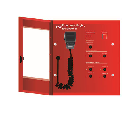 IP55 Real Time Monitoring Sistem Alarm Suara Fireman Microphone EN54-24 speaker