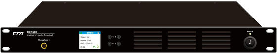 Black IP Network PA System 100V 500W Network Amplifier Dengan Audio Decoder