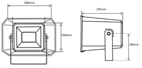12.5W 25W PA Sistem Speaker Horn Speaker Untuk Musik IP66