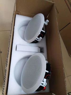 6 Inch 2*30w Wifi PA Ceiling Speaker System Dengan Satu Speaker Aktif Dan Satu Pasif