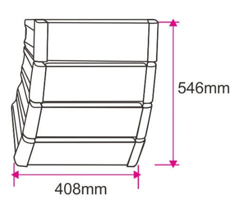 5in 2 Way Compact Line Array Column Speakers Sistem PA 4kHz Wearproof