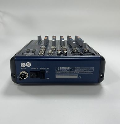 Penguat Audio Profesional RoHS 6 Konsol Pencampur Saluran Dengan Mp3