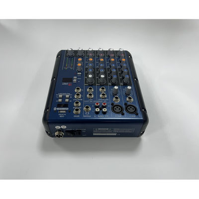 Penguat Audio Profesional RoHS 6 Konsol Pencampur Saluran Dengan Mp3