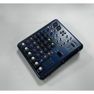 Penguat Audio Profesional RoHS 6 Konsol Pencampur Saluran Dengan Mp3