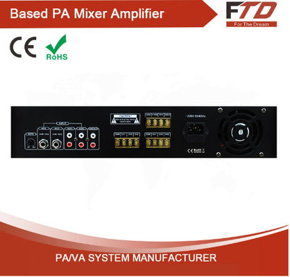 penguat mixer daya ekonomi penguat 6 zona 3500w penguat sistem audio PA