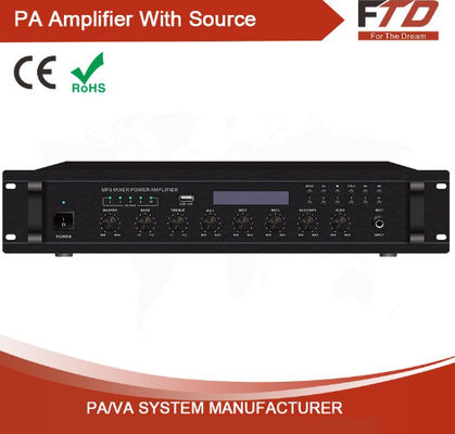 power mixer amplifier dan papan amplifier kelas d di speaker tahan air yang diperkuat