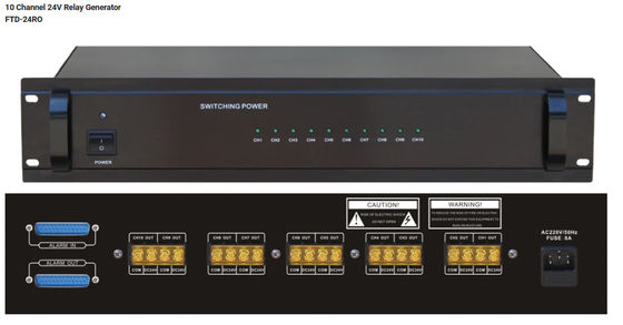 sistem alamat publik sistem PA Generator Relai 10 Saluran 24V