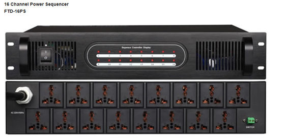 Sistem alamat publik Pengurut Daya 16 Saluran 30w