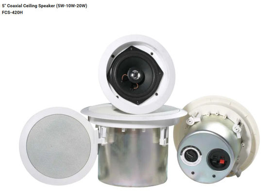 Speaker Langit-Langit Koaksial 5&quot; (5W-10W-20W) dengan sistem suara konser luar ruangan
