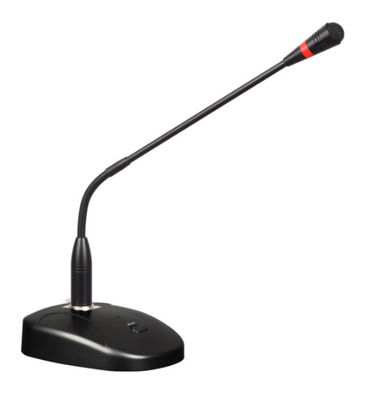 Mikrofon Meja Kondensor Mikrofon Berkabel Gooseneck dengan DC9V